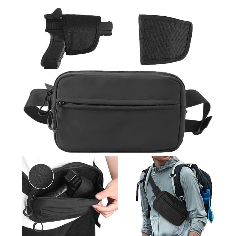 Edc Carry Fanny Pack - Sac à bandoulière tactique pour pistolet,