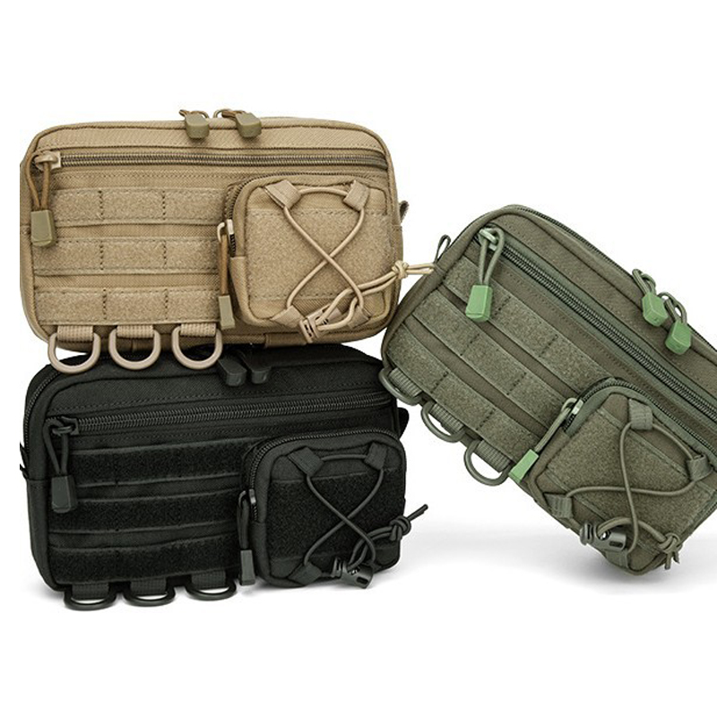 Edc Carry Belt Pouch - Pochette d'administration horizontale tactique Molle avec