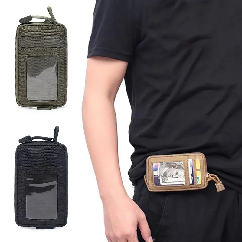 Edc Carry Belt Pouch - Pochette tactique EDC, porte-monnaie d'extérieur, portefeuille,