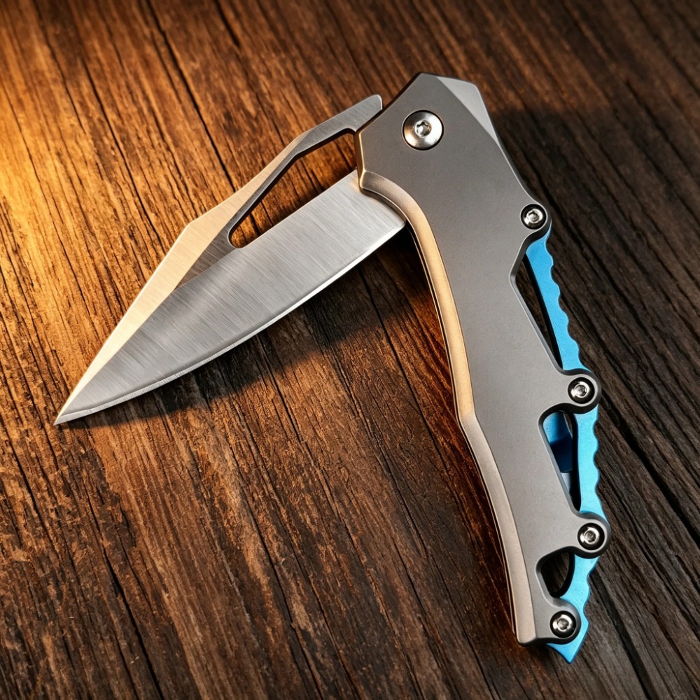Edc Concealed Carry Knife - Couteau pliant compact EDC, lame en