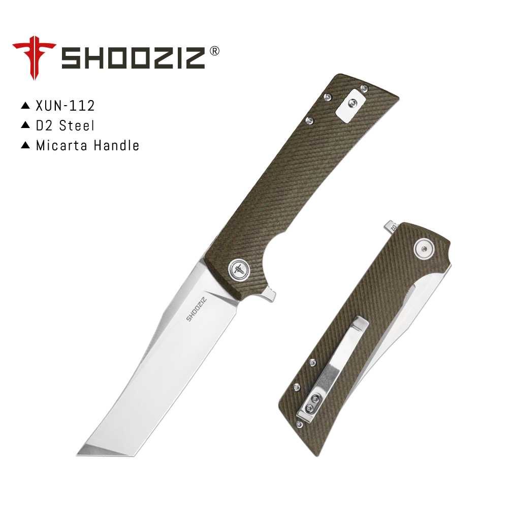 Couteau pliant EDC Shooziz XUN - Edc Carry Clip avis et prix