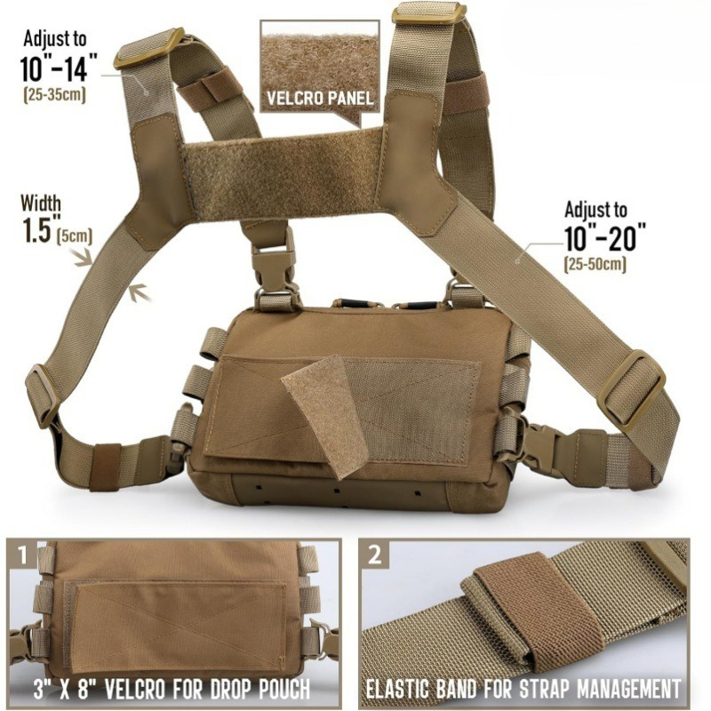 Sangle gilet de pêche sac de p - Edc Carry Backpack avis et prix