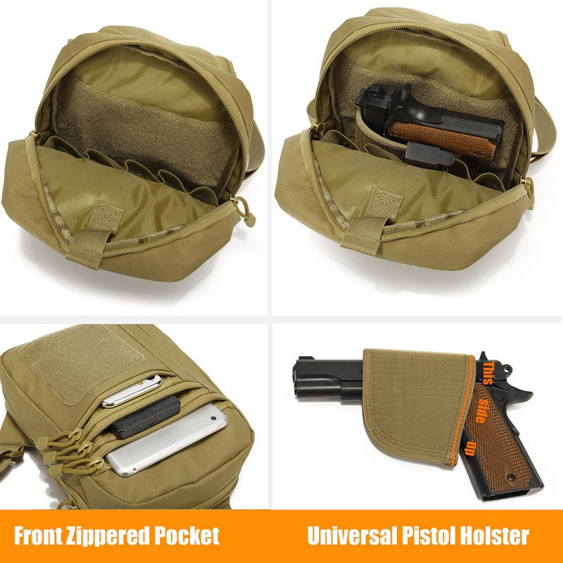 Nouveau sac de poitrine tactiq - Edc Carry Backpack avis et prix