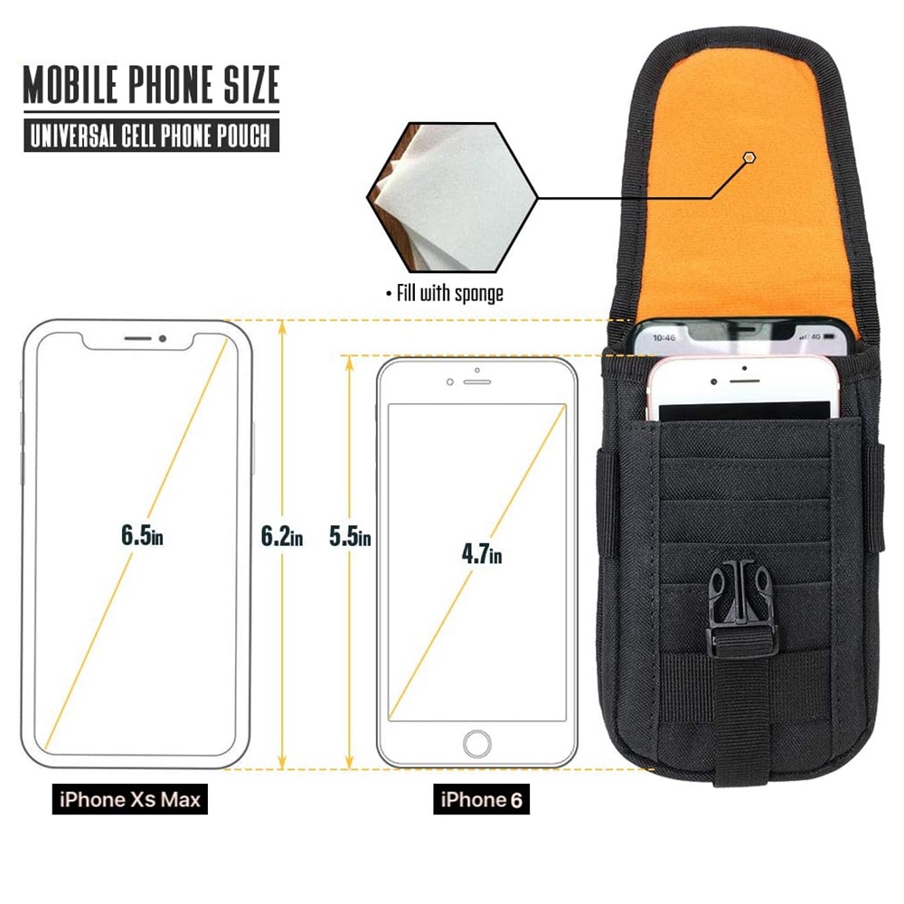 Pochette tactique pour télépho - Edc Carry Belt Pouch avis et prix