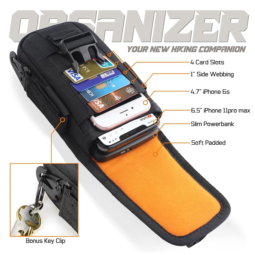 Pochette tactique pour télépho - Edc Carry Belt Pouch avis et prix