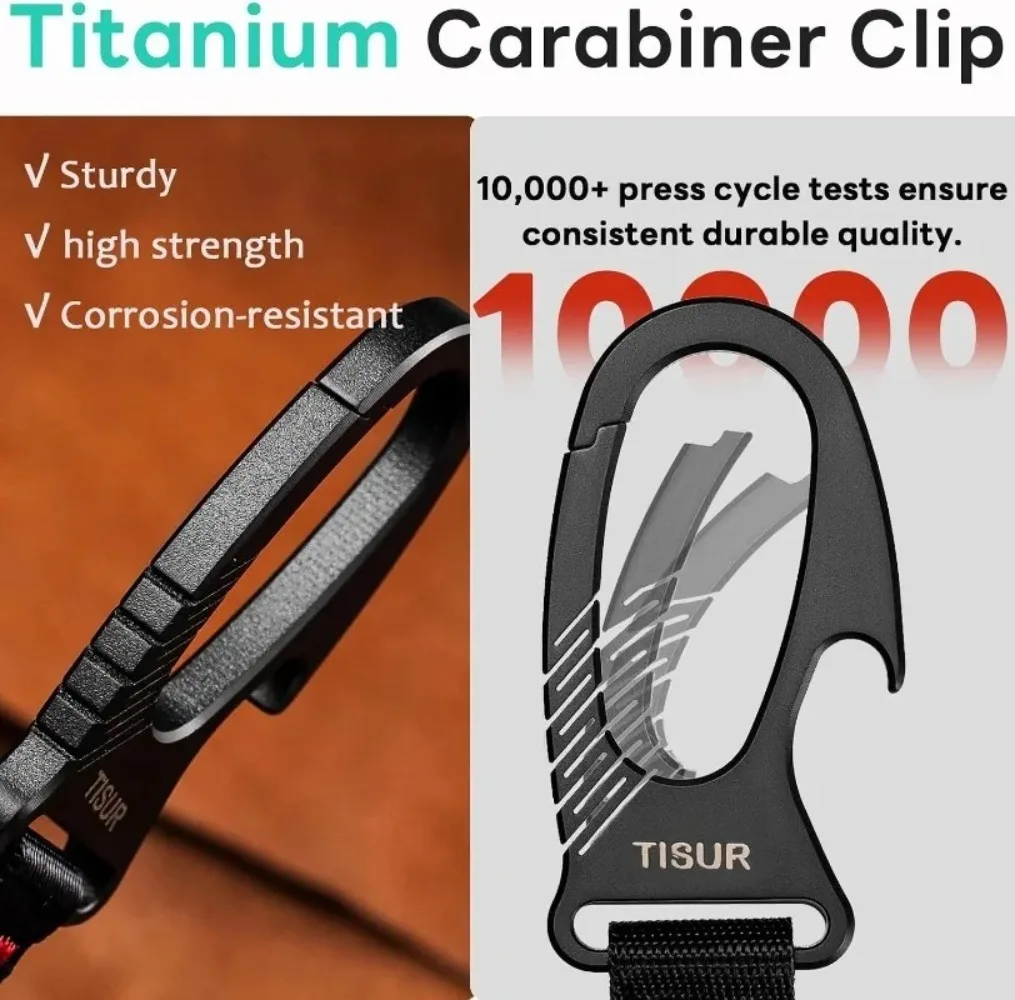 Mousqueton porte-clés multifon - Edc Carry Clip avis et prix