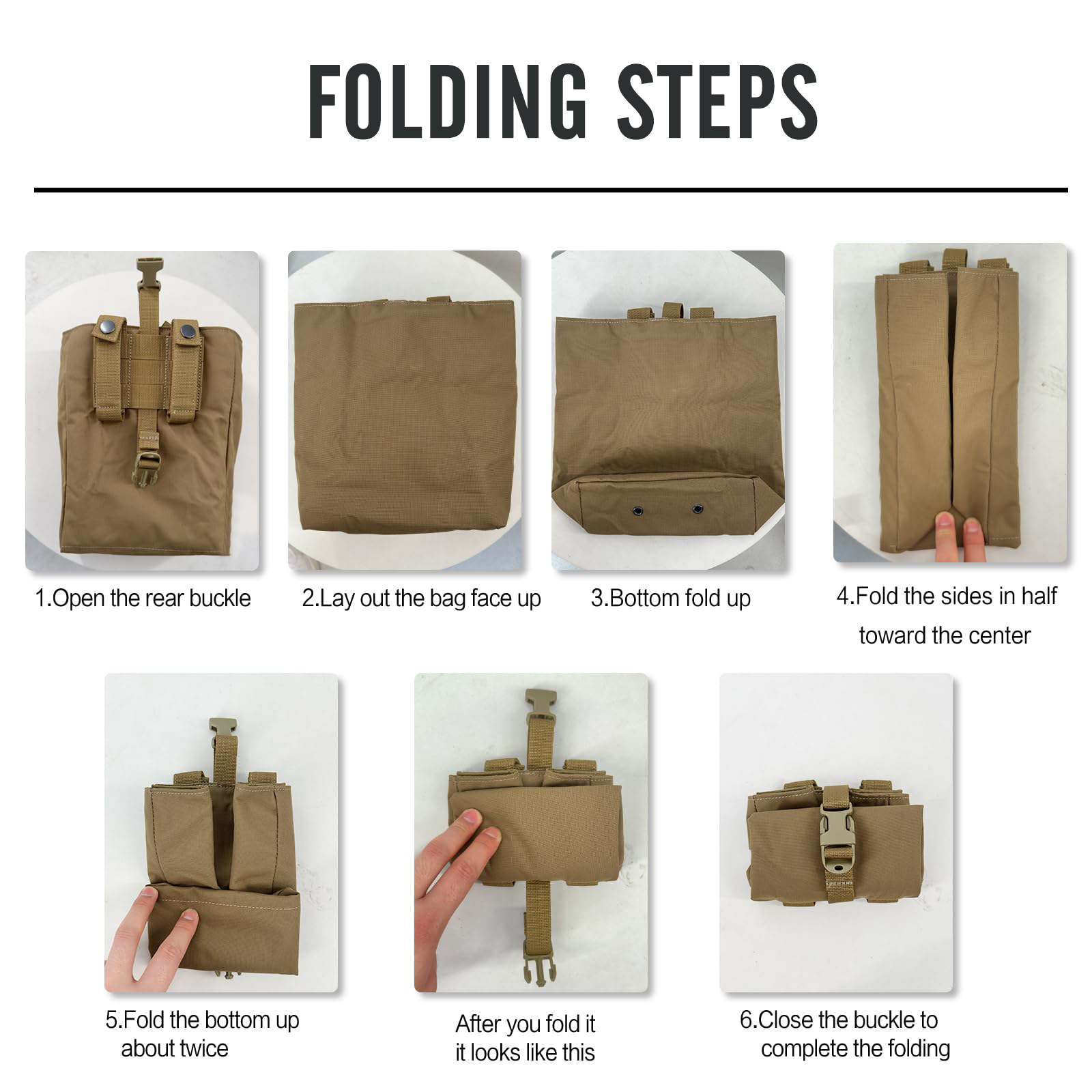 Nouveau Molle pliant décharge  - Edc Carry Pocket avis et prix