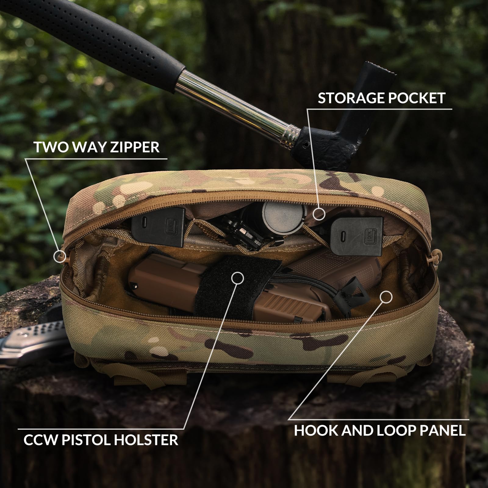 Sac banane tactique, sac à ban - Edc Concealed Carry Fanny Pack avis et prix